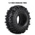 INJORA 4PCS 1.9" 108*40mm Rubber Tires for 1/10 RC Crawler