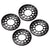 INJORA 4PCS CNC Aluminum Outer Beadlock Rings for INJORA 1.0" Wheel Rims