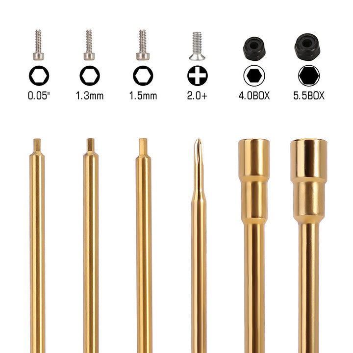 6pcs Hex Screwdrivers Nut Drivers tips