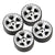 INJORA 1.0" 5-Spokes Plastic Beadlock Wheel Rims for 1/24 RC Crawlers (4) (W2407)