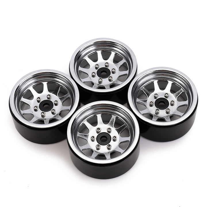 INJORA 1.9 Beadlock Rad CNC Aluminium Felgen Nabe für 1/10 RC Crawler INJORA 1.9 Beadlock Rad CNC Aluminium Felgen Nabe für 1/10 RC Crawler