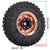 INJORA 4PCS 1.55" 85*28mm Beadlock Wheel Rim Tire Set for 1/10 RC Crawler