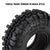 INJORA 4PCS 1.9" 108*40mm Rubber Tires for 1/10 RC Crawler
