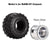 INJORA 70*38mm Monster Truck Wheels Rims Tires Set  for 1/24 RC Crawlers (4) (MT1012)