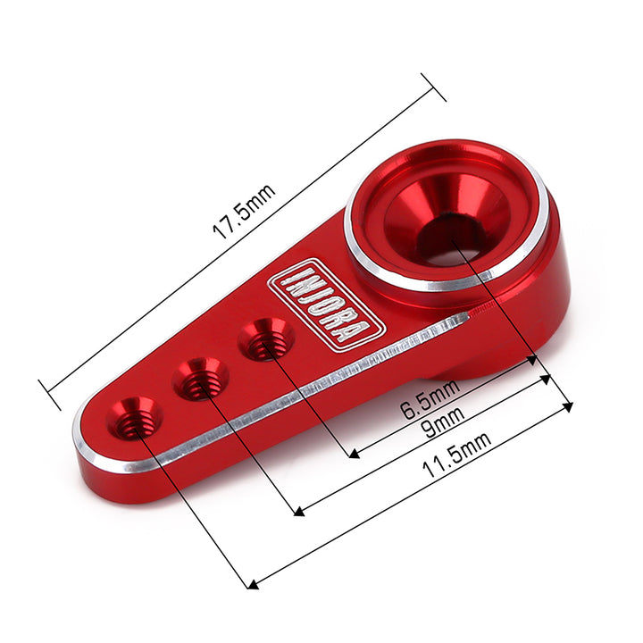 INJORA Red servo arm with size markings