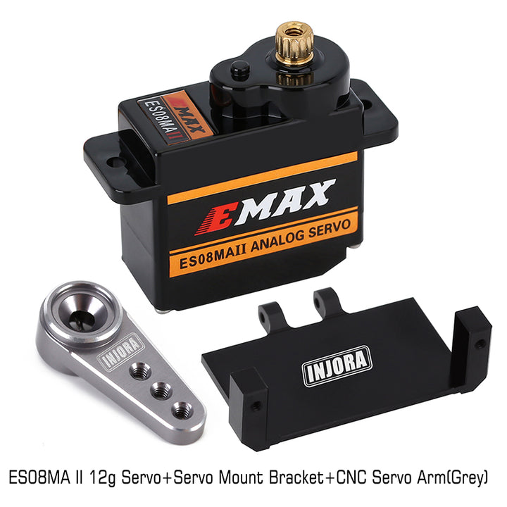 INJORA Emax servo with mount and grey arm