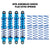 4pcs 80mm blue Oil Adjustable Metal Shock Absorbers with 8pcs springs