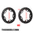 INJORA 4PCS 52mm Aluminum Alloy Wheel Outer Rings for 1.9" Wheels