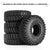 INJORA 1.0" 62*24mm S4 All Terrain Tires for 1/18 1/24 RC Crawlers (4) (T2450)