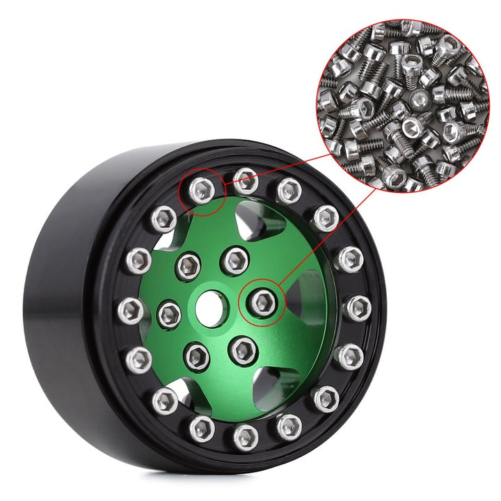 an injora beadlock wheel with Hex Socket screws