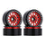 4pcs 12-Spokes Red Beadlock Wheel Rims front
