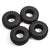 INJORA 4PCS 2.2" 118*44mm Rubber Tires for 1/10 RC Crawler