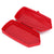 Red Plastic Roof Trunk Luggage Storage Box Decor opened