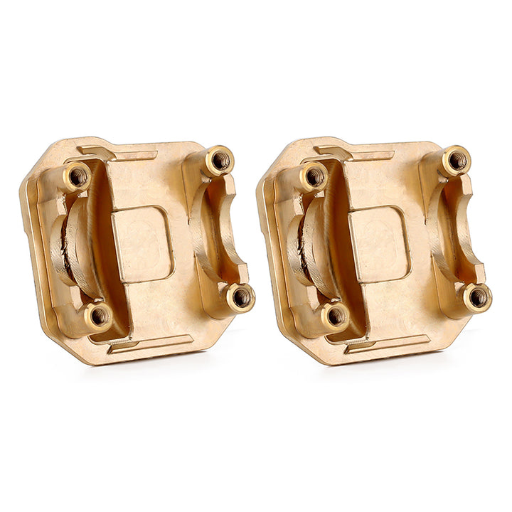 2PCS INJORA Brass Differential Axle Cover back
