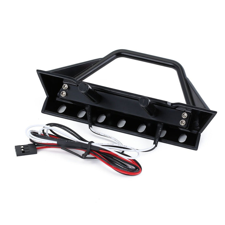 INJORA RC Frontstoßstange Front Bumper mit Trailer Haken für 1 INJORA RC Frontstoßstange Front Bumper mit Trailer Haken für 1