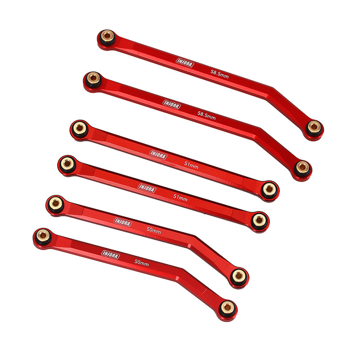 6pcs Red High Clearance Chassis Links set