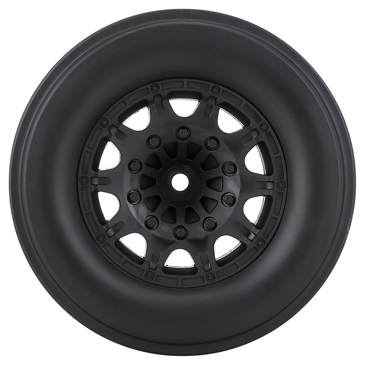 Black Rear Drag Racing Wheel and tire front