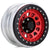 Red scx6 Beadlock Wheel Hub Rim front