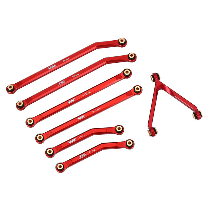 7pcs Red High Clearance Chassis Links Set