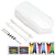 White Plastic Roof Trunk Luggage Storage Box Decor and sitckers