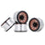 4 pcs Bronze scx6 Beadlock Wheel Hub Rims