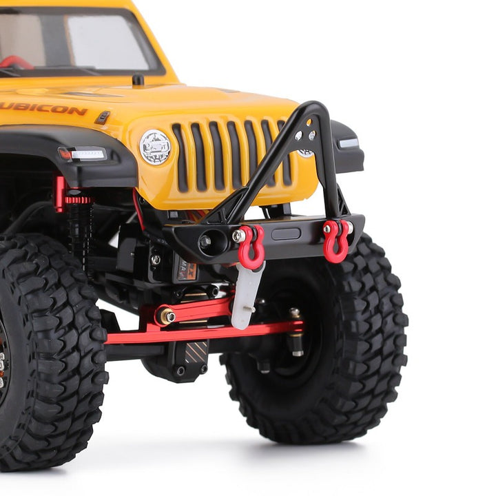 SCX24 yellow jeep with Metal Front Bumper