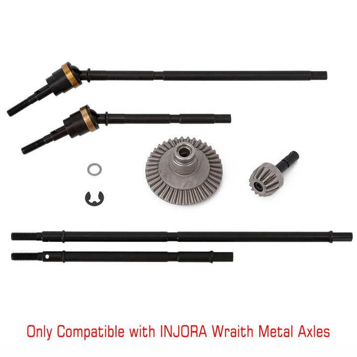 INJORA Wraith Axle Metal CVD Dogbone Shaft Axle Gear