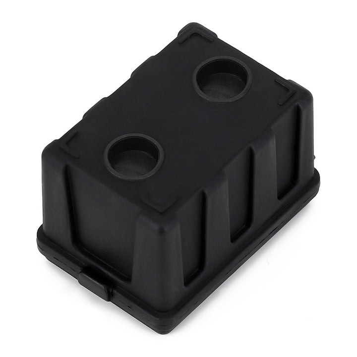 Mini Black Plastic Luggage Storage Box back