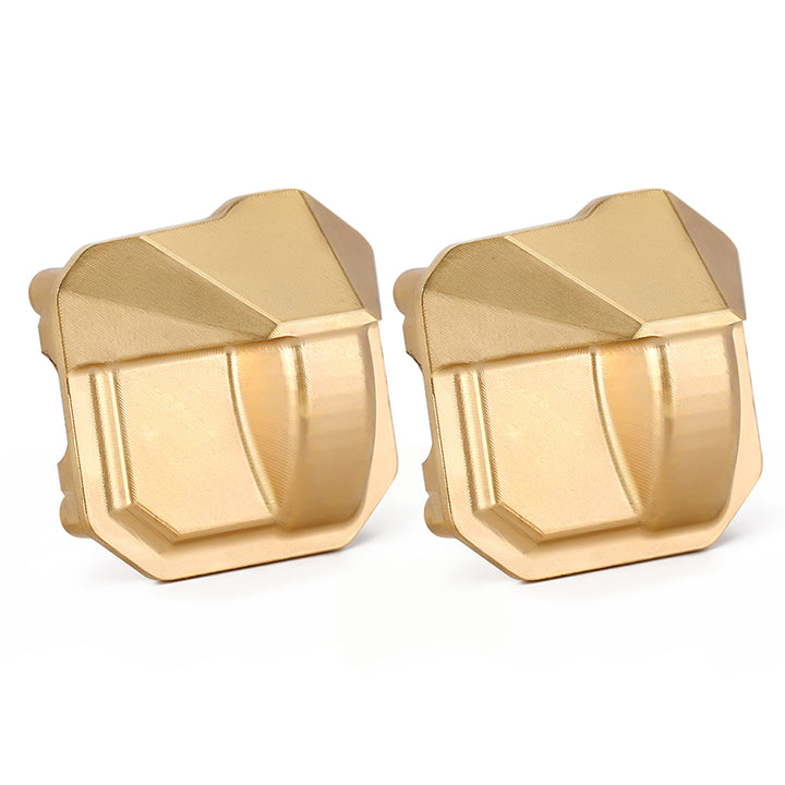 2PCS INJORA Brass Differential Axle Cover top