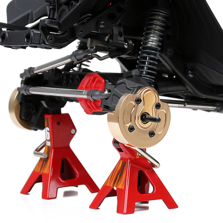 2pcs Brass Portal Steering Knuckles on axle