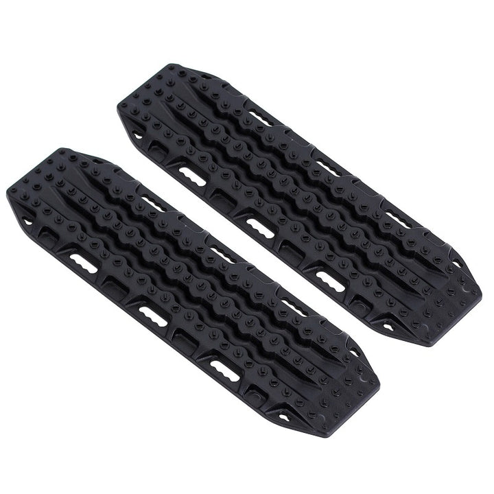2PCS Black Plastic Sand Ladder Recovery Boards