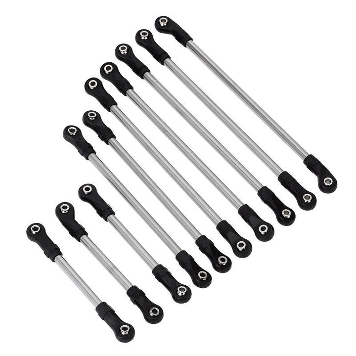 Stainless Steel Links Plastic Rod End Unassembled Kit for Traxxas TRX-4 TRX-6