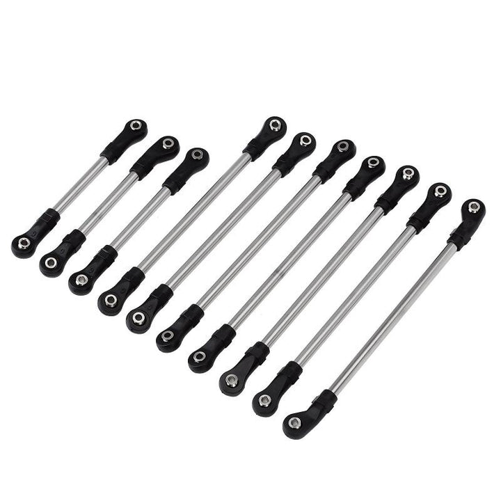 Stainless Steel Links Plastic Rod End Unassembled Kit for Traxxas TRX-4 TRX-6