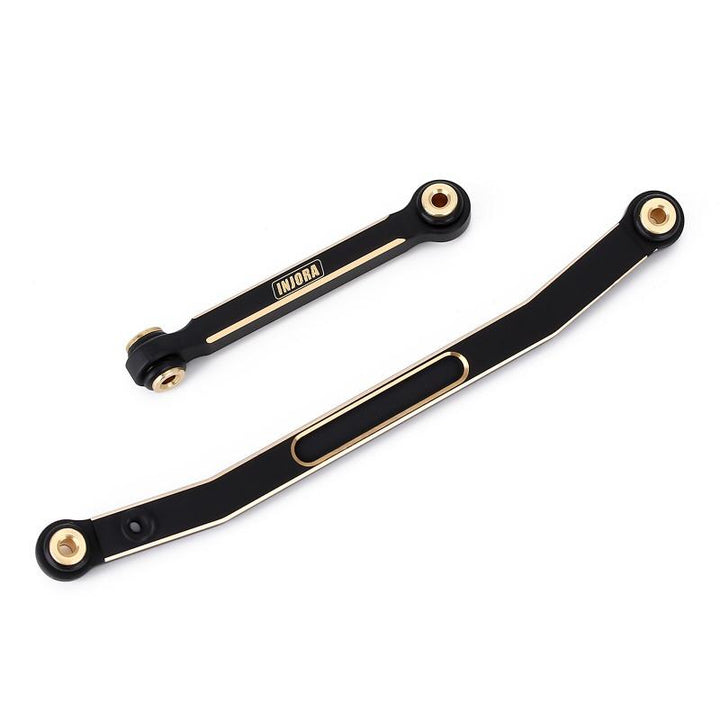 2pcs INJORA Black Brass Steering Links