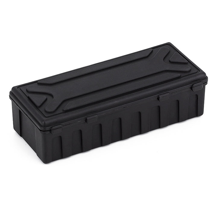 Mini Black Plastic Luggage Storage Box front
