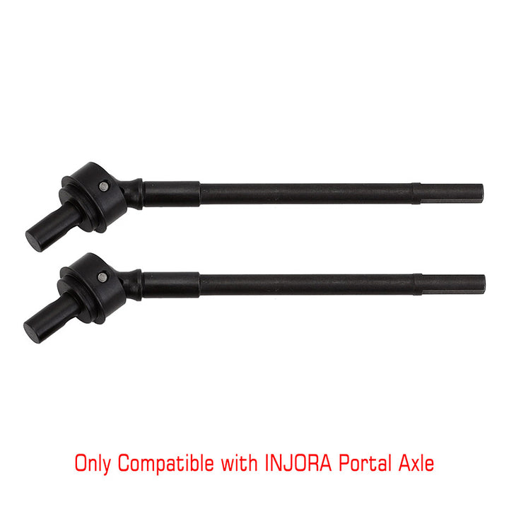 2pcs Metal front axle Shafts top