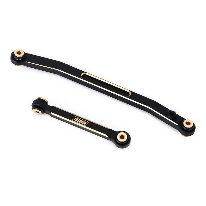 2pcs INJORA Black Brass Steering Links side