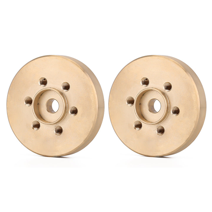 2pcs Brass Wheel Hex Hub back