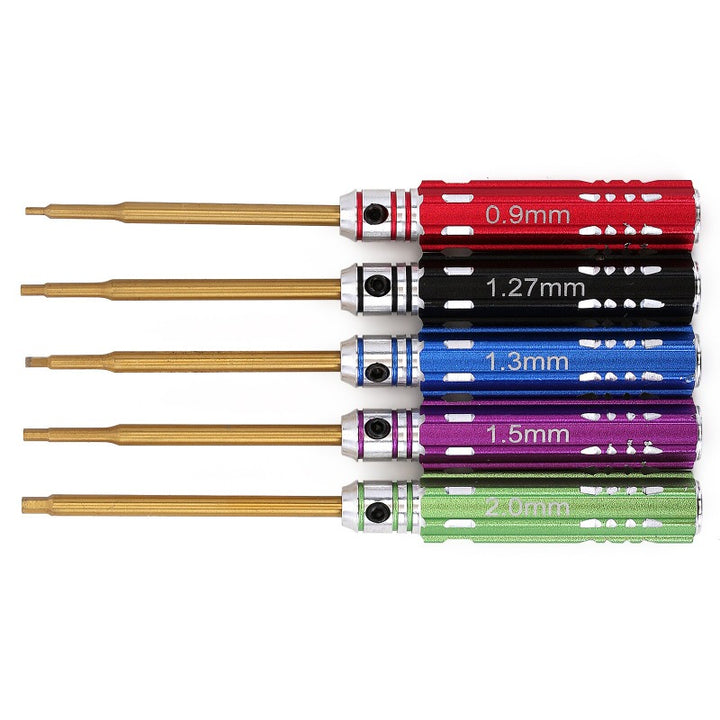 5pcs Hex Screwdrivers side