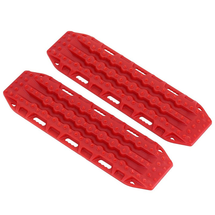 2PCS Red Plastic Sand Ladder Recovery Boards