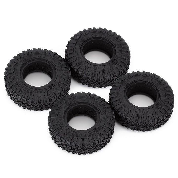 4pcs 1.55" Rubber Tire top