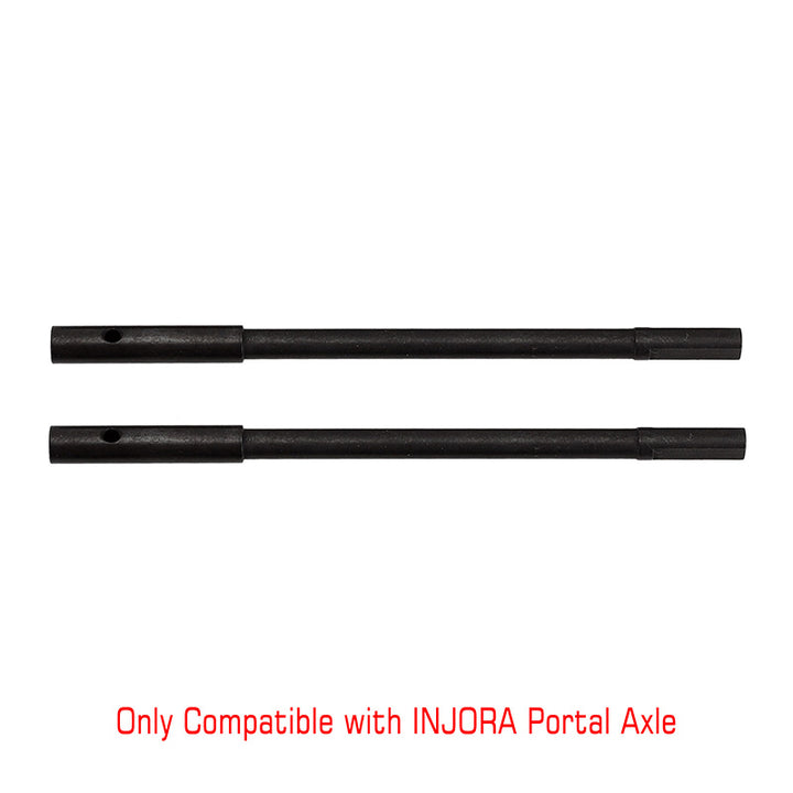 2pcs Metal rear axle Shaft top