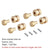 4PCS Brass Extended Wheel Hex for Axial SCX24
