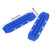 2PCS Mini Blue Plastic Sand Ladder Recovery Boards with size markings