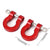 INJORA 2pcs Metal Bumper D-ring Tow Hook for 1/10 RC Crawler Bumpers