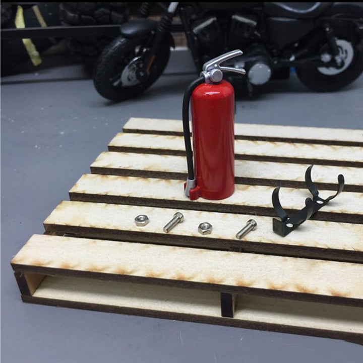 Mini Plastic Fire extinguisher, 1/10 Scale Accessories for RC Crawler