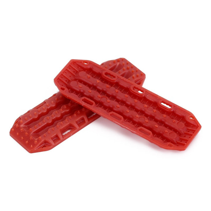 2 pcs Red Plastic Sand Ladder Boards