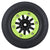 green Rear Drag Racing Wheel front