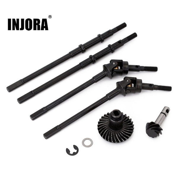 INJORA Metal CVD Dogbone Shafts and Gears