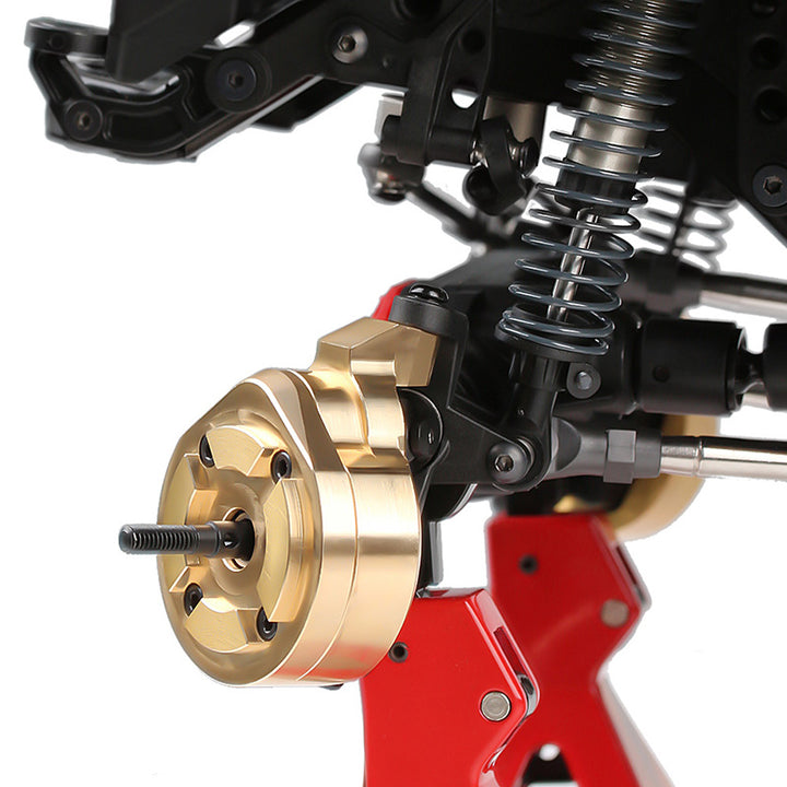 Brass Portal Steering Knuckle on axle